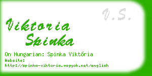 viktoria spinka business card